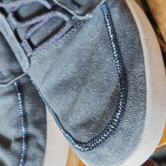 CHACO‎ Men’s Gray-bluish Canvas Slip-on Casual Loafer Shoes Sz 12 - Picture 14 of 16